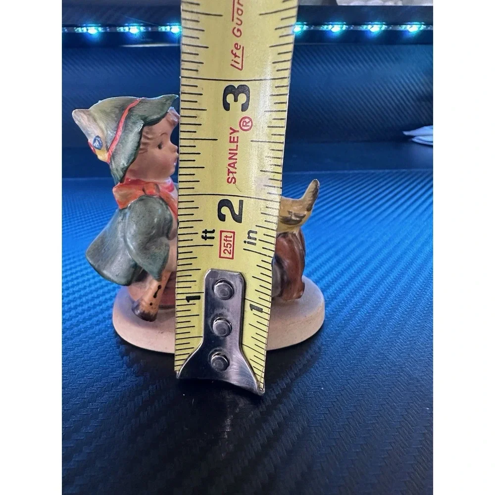 Vintage Goebel Hummel Singing Lesson Boy & Bird Figurine TMK-3 # 63 Germany 60's